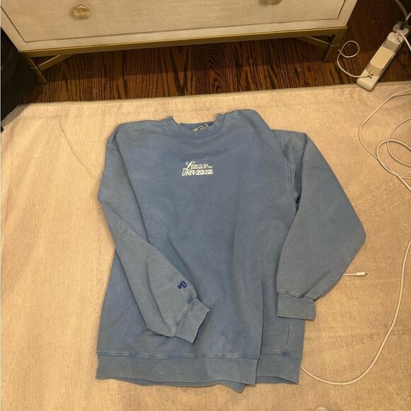 Revolve Mayfair Group Language of the Universe crewneck in blue - Picture 4 of 5